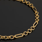 UMAOKANG 2 Meters Gold Plated Stainless Steel Chain for Jewelry Making Paperclip Chain Necklace DIY Jewelry Supplies Findings - color: Paperclip (Gold)