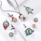 10PCs Mixed Style Rhinestones Snaps Jewelry Charms Buttons 18/20mm for Interchangeable Snaps Jewelry Making Women DIY Button Bracelets Necklaces Rings Brooch Accessories (Green) - color: Green