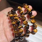 4mm 200pcs Natural Stone Round Beads Tiger Eye Genuine Stone Beading Loose Gemstone DIY Charm Smooth Beads for Bracelets Necklaces Earrings Hole Size 1mm (Tiger Eye 4mm) - color: Tiger Eye, size: 4mm