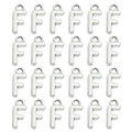 PATIKIL Letter Charm, 50pcs Alphabet Initial Pendant Charm Bulk DIY for Jewelry Making Bracelets Earrings Necklace - style: F