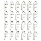 PATIKIL Letter Charm, 50pcs Alphabet Initial Pendant Charm Bulk DIY for Jewelry Making Bracelets Earrings Necklace - style: F