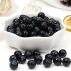 45pcs 8mm Natural Blue Black Tiger Eye Gemstone Beads Energy Healing Crystal Round Loose Stone Beads for Jewelry Making, DIY Bracelets Necklaces - color: Blue Black Tiger Eye, size: 8mm