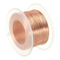 PATIKIL 787.39 Feet Solid Bare Copper Wire,28 Gauge 99.96% Pure Copper Wire 0.3mm Soft Beading Wire Metal Plant Stem Ties for Jewelry Craft (240m) - size: 0.3mm x 787.39ft