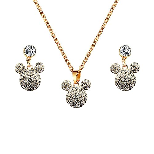 16-Pcs Crystal Jewelry Making Charms Silver Pendant Charm For Women Making Jewelry Crafts Rhinestone Charms - color: Mouse