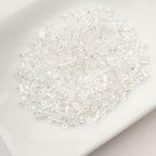 John Bead 25g Cylin Beads Crystal AB 11/0 Glass Cylindrical Seed Beads for Jewelry Bracelets Necklaces Earrings Making Embroidery - color: Transparent Crystal AB