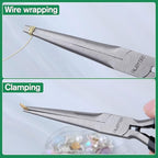 5 Inch Mini Needle Nose Pliers Long Needle Nose Pliers With Spring Wire Looping Bending For Electrician Repair Jewellery Making Handicraft Diy Computer Repair Model Making - style: Needle Nose Pliers