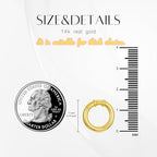 14K Yellow Gold Jewelry Clasp Necklace Extender Clasp Bracelet Extension Connector for DIY Necklace Bracelet Anklet Jewelry Making, 14K Gold Clasp for DIY Jewelry Making (Style 1) - style: Style 1