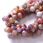 60pcs 6mm 5A Natural Pink Tourmaline Stone Beads Round Loose Spacer Healing Energy Beads for Jewelry Making DIY Bracelets Necklaces 15" (6mm, Pink Tourmaline) - color: Pink Tourmaline, size: 6mm