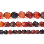 BEADIA Faceted Natural Dream Agate Stone Round Beads 8mm 36cm/Strand for Jewelry Making - color: Dream Agate, size: 8mm