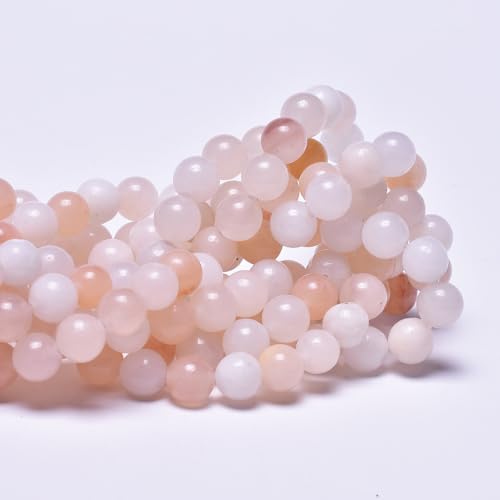 6mm Natural Pink Aventurine Gemstone Beads Round Loose Stone Beads for Jewellery Making 15"/Strand (Pink Aventurine,6mm) - color: Pink Aventurine, size: 6mm