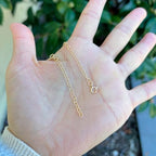 1pc Adabele Real 1/20 14K Gold Filled Chain Extender 2 inch Cable Chain Extension Clasp Removable Adjustable for DIY Craft Necklace Bracelet Anklet Jewelry Making JK8-B2 - color: 14K Gold Filled, size: 2 inch - 1pc