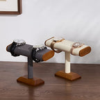 Solid Wood T-Bar Watch Display Stand Jewelry Display Props Jewelry Organizer Holder for Watch Bracelet - color: GREY T SHAPE DISPLAY