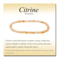 MASSIVE BEADS Natural Genuine Gemstone Beads Healing Crystal Chakra Reiki Jewelry Faceted Round Beads Bracelets 3mm - color: Citrine