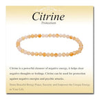MASSIVE BEADS Natural Genuine Gemstone Beads Healing Crystal Chakra Reiki Jewelry Faceted Round Beads Bracelets 3mm - color: Citrine
