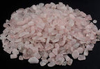 Natural Chip Stone Beads Rose Quartz 5-8mm About 400 Pieces Irregular Gemstones Healing Crystal Loose Rocks Bead Hole Drilled DIY for Bracelet Jewelry Making Crafting (5-8mm, Rose Quartz) - color: Rose Quartz