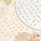 Beebeecraft 1 Box 300Pcs Snap Bail Hook 18K Gold Plated Brass Pinch Clip Clasp Bail 3.5x5.5mm Teardrop Necklace Clasps Pendant Charm for Necklace Jewelry Making - color: Golden#5