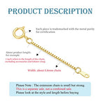 14k Gold 0.5"/1"/1.5"/2"/3" Necklace Bracelet Extender Chain, Necklace Extender Gold 14k, Durable Removable Gold Chain Extender, Gold Extension Chain for Necklace Anklet - color: style 3(Yellow)-Spring Clasp, size: 2inch