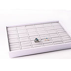 Oirlv 36 Slot Ring Storage Tray Showcase Jewelry Display Organizer - size: 36 Grids Ring