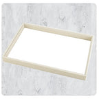 24 Grids Stackable Jewelry Tray Organizer with Removable Dividers, Velvet Jewelry Display Tray for Earrings Necklaces Bracelet Rings Display Showcase - Light Khaki - color: Light Khaki