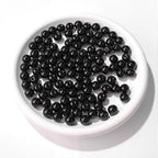 Raicegs 100pcs 8mm Black Tourmaline Beads Natural Gemstone Beads Round Loose Beads for Jewelry Making DIY Bracelets Necklace - color: Black Tourmaline, size: 8mm Round