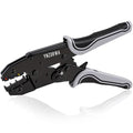 YNZDRWA Crimping Tool for Heat Shrink Connectors, Upgraded Wire Crimper Tool, Ratcheting Wire Terminal Crimper - Crimping Pliers - Ratchet Terminal Crimper for 10 to 22 AWG Wire