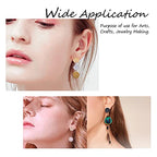 SUNNYCLUE 1 Box 20 Pairs 4 Colors Stainless Steel Ear Studs with Earring Backs Flat Round Earring Findings with Holes for DIY Making Necklace Earrings Bracelet - color: 20 Pairs Mixed Color Ear Studs Findings