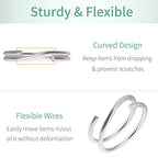 Pawfly 200 Pack 1/2 Inch Mini Split Jump Ring with Double Loops Small Metal Rings Connectors for Jewelry Necklaces Bracelets Earrings Crafts Ornaments and DIY Arts - size: 1/2 Inch,200 PCS