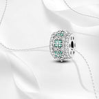 925 sterling silver bracelet necklace pendant, women's jewelry gift, dream catcher net bead pendant, suitable for original bracelets, parties, birthday jewelry gifts - color: KJC864