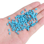 Beadia Natural Dark Blue Turquoise Stone Tila Beads 5x2mm Rectangle 2-Hole Spacer Beads for DIY Bracelet Earring Making 15"/Strand - color: Dark Blue Turquoise, size: 5x2mm