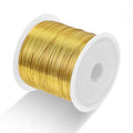 328 Feet Jewelry Making Wire, 28 Gauge Wire for Jewelry Making,0.3mm Dead Soft Round Gold Filled Brass Wire for Jewelry Making, Wire Wrapping and Crafting (Gold) - color: Gold