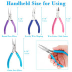 shynek 4pcs Jewelry Pliers Tools Kit for Crafts, Wire Wrapping, Jewelry Making Supplies - style: Set of 4