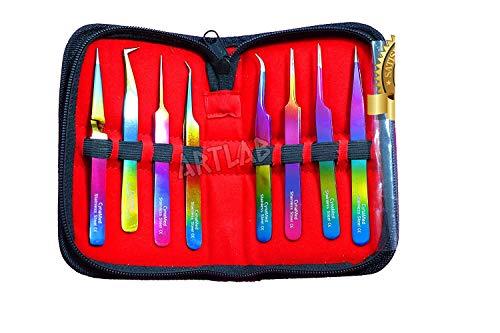 New! Jewelry Nipper Repair Hand Tool Tweezers Diy- 8pcs Set (Cynamed)