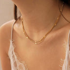 Kyutong 32.8 Feet Gold Plated Jewelry Making Chain on Spool Thin Flat Curb Chains Solid Stainless Steel Jewelry Chain for Necklace DIY with Jewelry Accessories - color: Flat Curb Gold