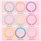 JIASHUYEYE Preppy Bracelets for Teen Girls - Stackable Boho Surfer Friendship Bracelets Set for Little Girls & Women - style: 9Pcs - Hearts A