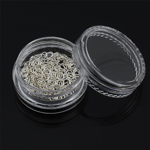 BEADIA 925 Sterling Silver Jump Rings 0.4x3mm 200pcs for Jewelry Making Findings - size: 0.4x3mm