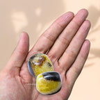 Amazing Gemstone Septarian Crystal Tumbled Stones Polished Rocks - Natural Gem Stones for Healing - DIY Crystals for Protection (1 Piece) - color: Septarian