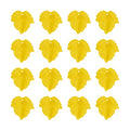 Crafans 100Pcs Frosted Acrylic Leaf Charms Spring Autumn Leaf Pendants Maple Leaves Beads Plant Petal Charms for Jewelry Making (Lawn Green) - color: Lawn Green