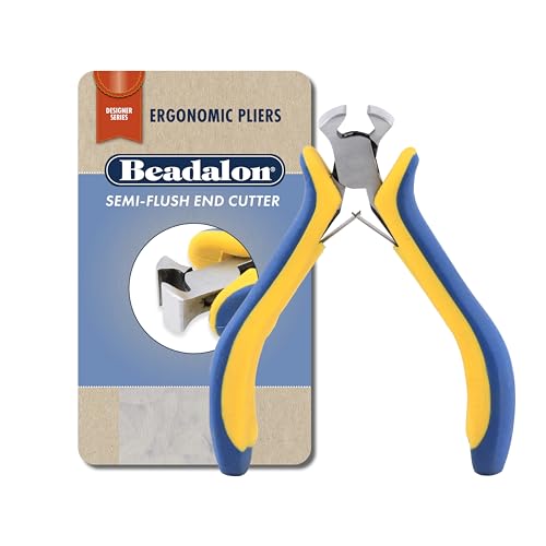 Beadalon Ergo End Cutter – Precision Wire Cutters for Jewelry Making & Beading Supplies, 5.25 in - style: End Cutter