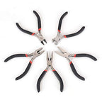 FLZOSPER Mini End Cutting Pliers，4.5-inch CR-V Multifunction Precision Wire Flush Cutting Pliers Stripper Hand Jewellery Making Tool Beading Side Cutter Clippers