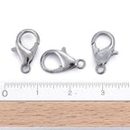 HDSupplies 100 Pieces - Lobster Clasps - Gunmetal Black - 14x8mm / 1.8mm Hole - color: Gunmetal Black, size: 14x8mm