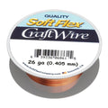 Soft Flex 26 Gauge Craft Wire - 27 Meters - Jewelry Wire with Tarnish Resistant Silver Plating - style: Non-Tarnish Copper