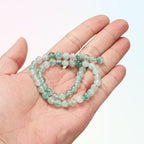 HARFINGTON 50pcs Natural Stone Beads 6mm Green Grass Agate Round Gemstone Stone Loose Beading Real Genuine Smooth Balls Bead for Jewelry Making Bracelets Necklace Earrings DIY - color: Green Grass Agate, size: 6mm