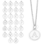 208Pcs/8 Sets Silver Letter Charms A-Z Alphabet Metal Initial Charms kit for Jewelry Making DIY Bracelets Necklaces and keychain making - color: Silver