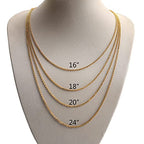 30 Pack Necklace Chains 2mm Gold Plated Stainless Steel Link Cable Chain Necklace Bulk for DIY Jewelry Making Supplies (18 Inches) - color: Gold 18 Inches