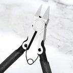 BOENFU 5 inch Flush Cutters Precision Wire Cutters Wire Snips Small Wire Nippers, Ideal for Crafts, Model, Electronics, Zip Ties, Jewelry Making - color: 5 Inches