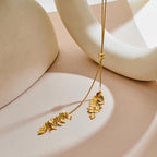 Gold Silver Necklace for Women Y Chain Adjustable Gold Long Necklaces Fashion Dainty Jewelry - color: gold E