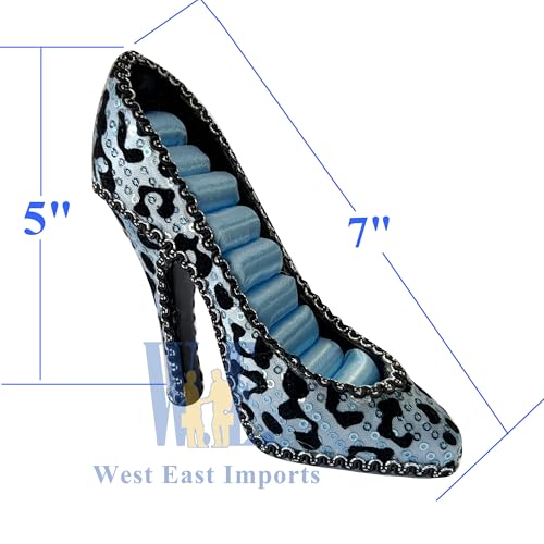 2 PCS Set Jewlery Display Shoe Ring Holder - Mannequin Necklace Display Bracelet Orgaziner (Turquoise) - color: Turquoise