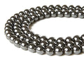 150pcs 6mm Black Hematite Beads Natural Gemstone Beads Round Loose Beads for Jewelry Making - color: Black Hematite, size: 6mm