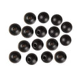 2.0mm Large Hole Black Onyx Matte Round 10mm Crystal Energy Stone Healing Power Natural Gemstone Loose Beads for Jewelry Making