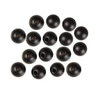 2.0mm Large Hole Black Onyx Matte Round 10mm Crystal Energy Stone Healing Power Natural Gemstone Loose Beads for Jewelry Making
